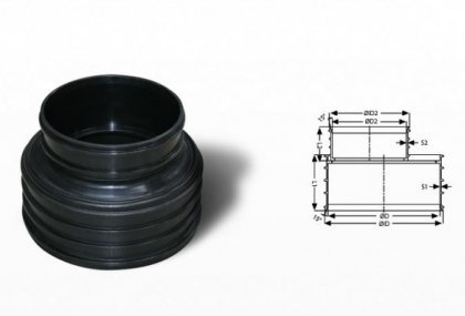 CORRUGATED REDUCTION